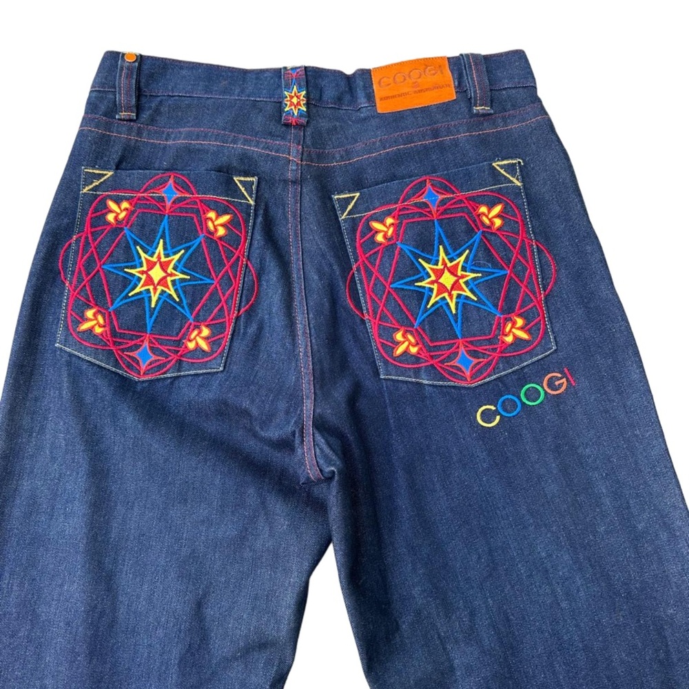 Vintage Y2K Coogi Embroidered Graphic Jeans